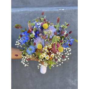 Vild have brudebuket