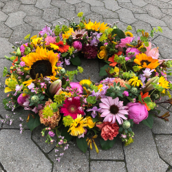 Rundpyntet krans havestil