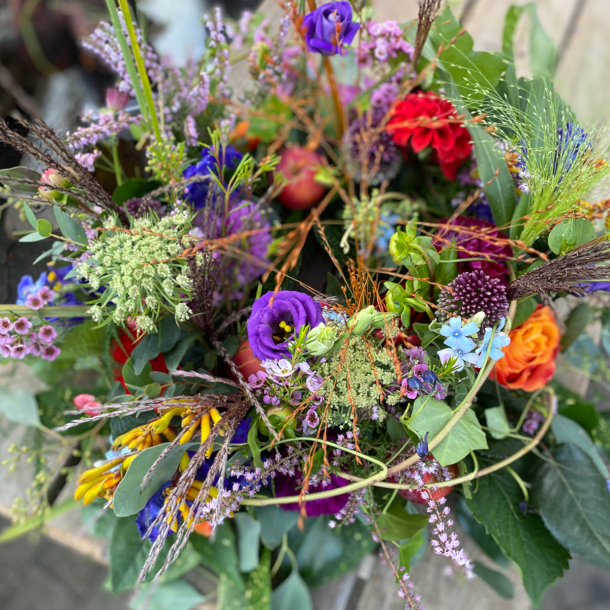 Rundpyntet krans havestil