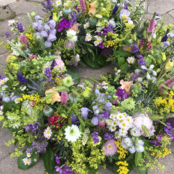 Rundpyntet krans havestil